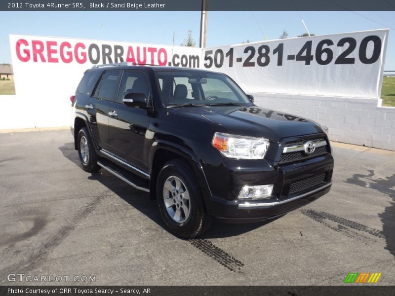 Black / Sand Beige Leather 2012 Toyota 4Runner SR5