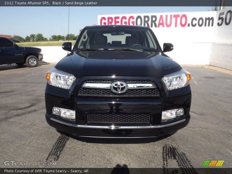 Black / Sand Beige Leather 2012 Toyota 4Runner SR5