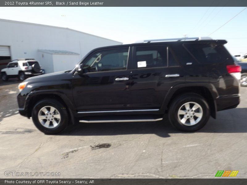 Black / Sand Beige Leather 2012 Toyota 4Runner SR5