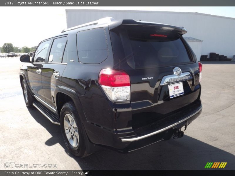 Black / Sand Beige Leather 2012 Toyota 4Runner SR5