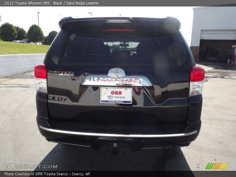 Black / Sand Beige Leather 2012 Toyota 4Runner SR5