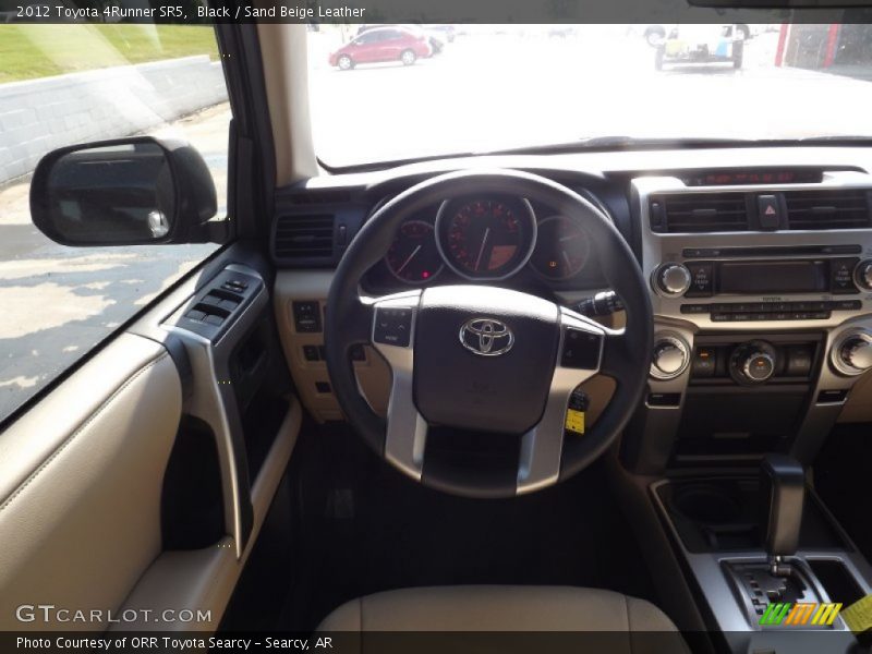 Black / Sand Beige Leather 2012 Toyota 4Runner SR5