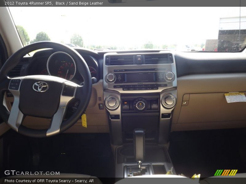 Black / Sand Beige Leather 2012 Toyota 4Runner SR5
