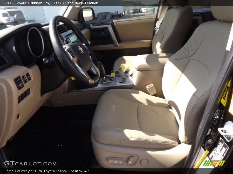 Black / Sand Beige Leather 2012 Toyota 4Runner SR5