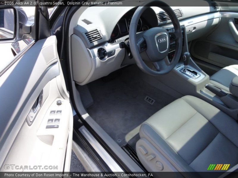 Dolphin Gray Metallic / Platinum 2006 Audi A4 2.0T quattro Sedan