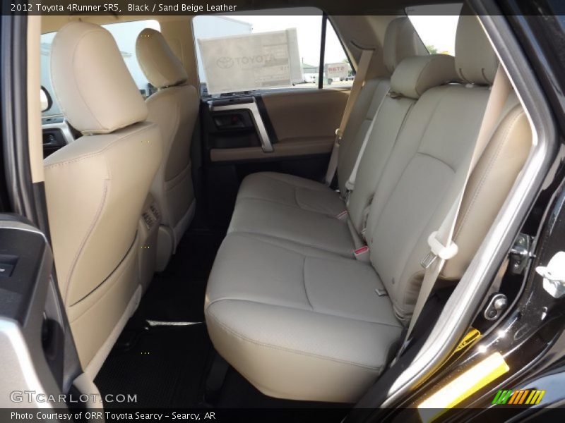 Black / Sand Beige Leather 2012 Toyota 4Runner SR5