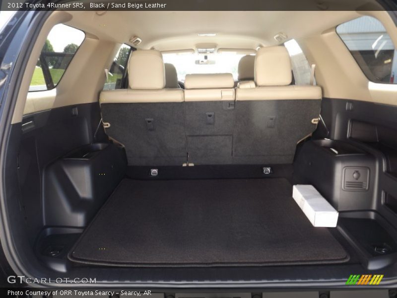 Black / Sand Beige Leather 2012 Toyota 4Runner SR5