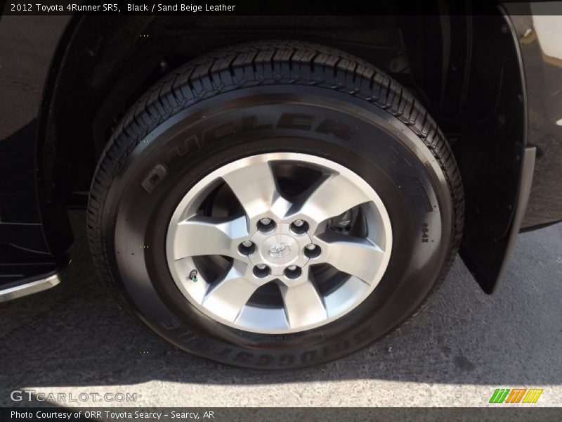 Black / Sand Beige Leather 2012 Toyota 4Runner SR5