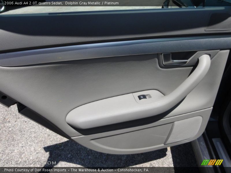 Dolphin Gray Metallic / Platinum 2006 Audi A4 2.0T quattro Sedan