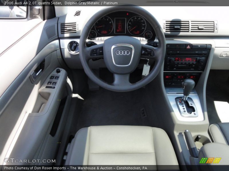 Dolphin Gray Metallic / Platinum 2006 Audi A4 2.0T quattro Sedan