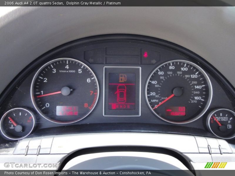 Dolphin Gray Metallic / Platinum 2006 Audi A4 2.0T quattro Sedan