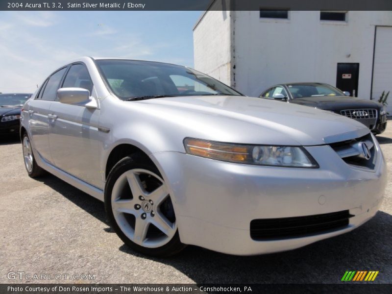 Satin Silver Metallic / Ebony 2004 Acura TL 3.2