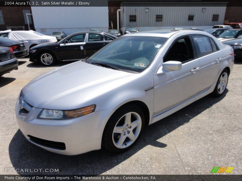 Satin Silver Metallic / Ebony 2004 Acura TL 3.2