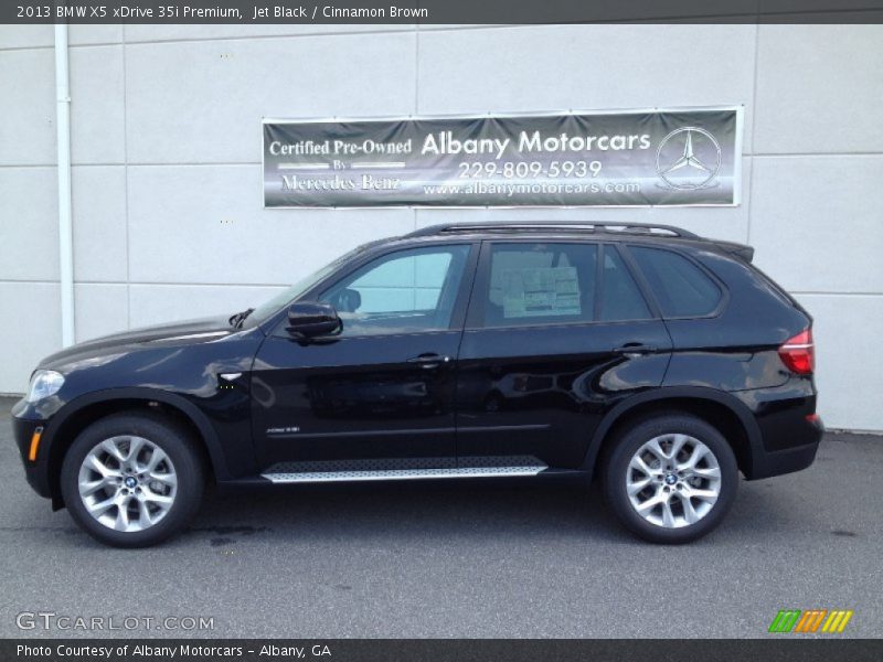 Jet Black / Cinnamon Brown 2013 BMW X5 xDrive 35i Premium