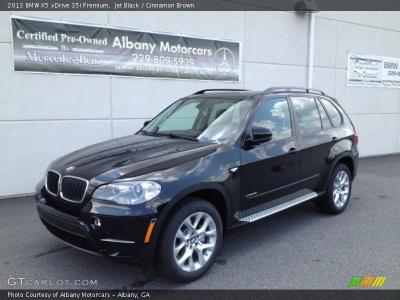 Jet Black / Cinnamon Brown 2013 BMW X5 xDrive 35i Premium