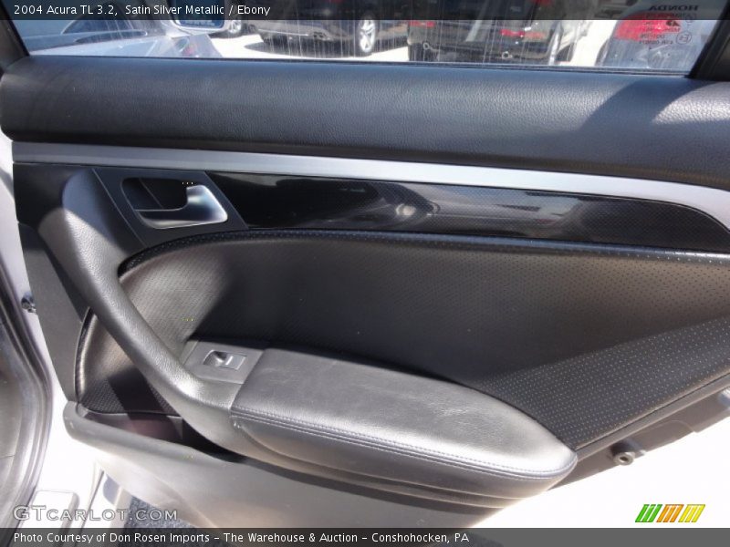 Satin Silver Metallic / Ebony 2004 Acura TL 3.2