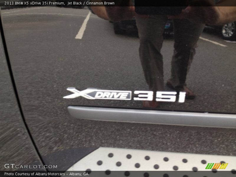 Jet Black / Cinnamon Brown 2013 BMW X5 xDrive 35i Premium