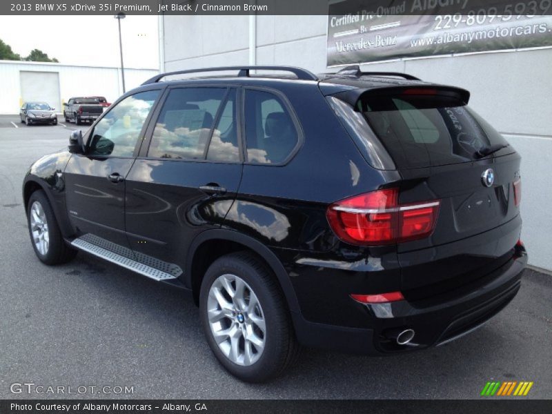Jet Black / Cinnamon Brown 2013 BMW X5 xDrive 35i Premium