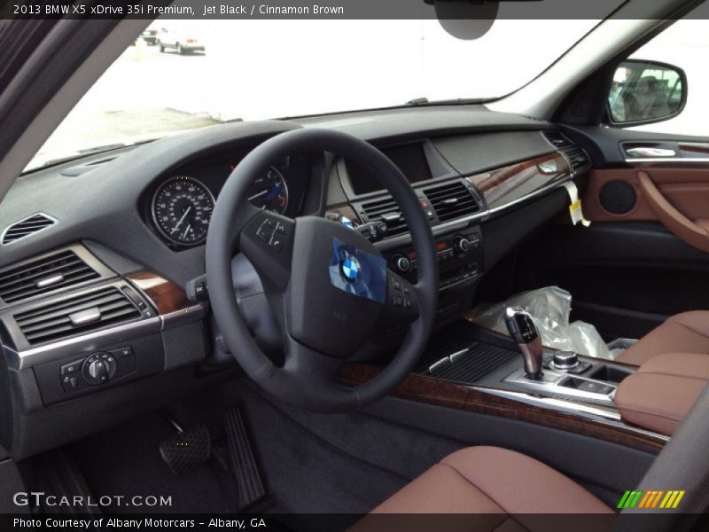 Jet Black / Cinnamon Brown 2013 BMW X5 xDrive 35i Premium