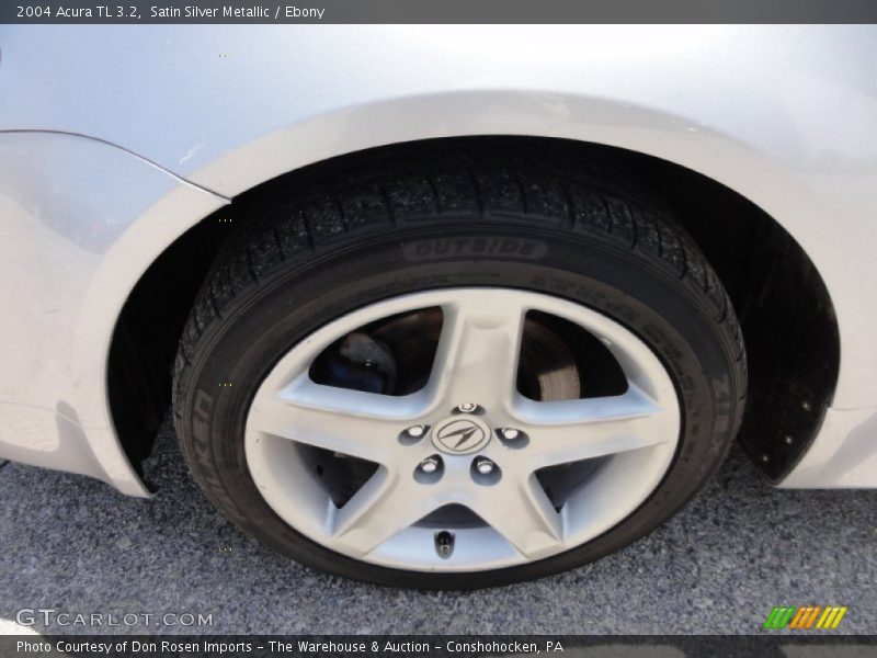 Satin Silver Metallic / Ebony 2004 Acura TL 3.2