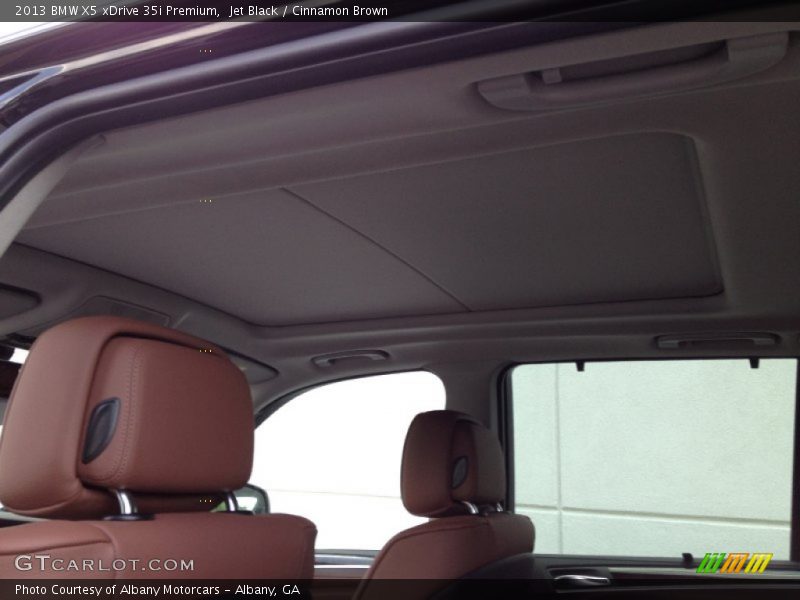 Jet Black / Cinnamon Brown 2013 BMW X5 xDrive 35i Premium