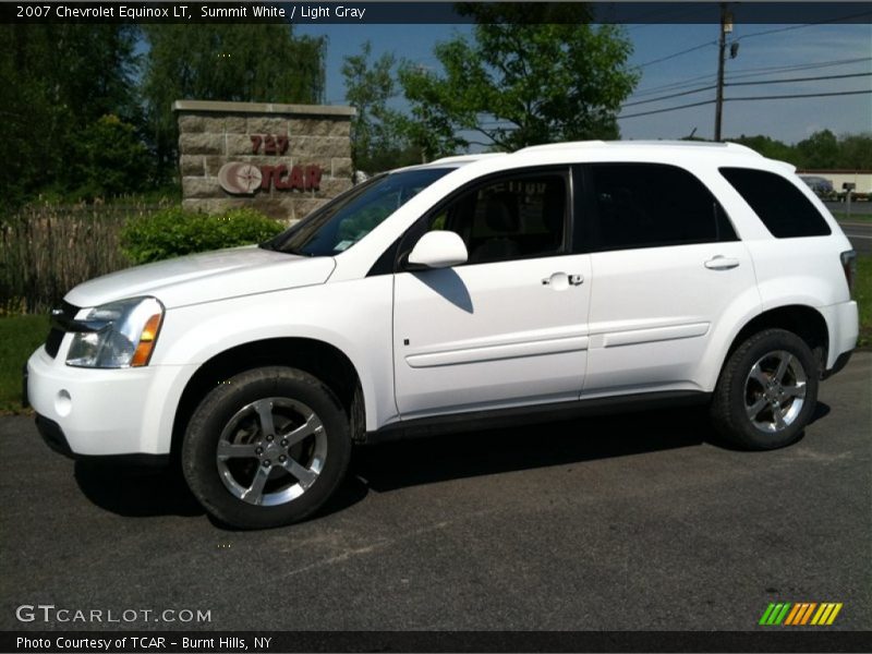 Summit White / Light Gray 2007 Chevrolet Equinox LT
