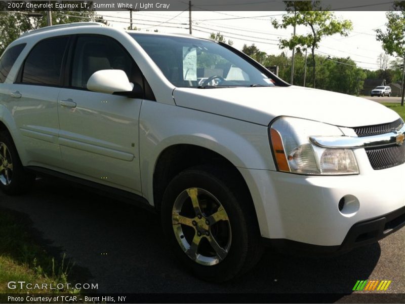 Summit White / Light Gray 2007 Chevrolet Equinox LT