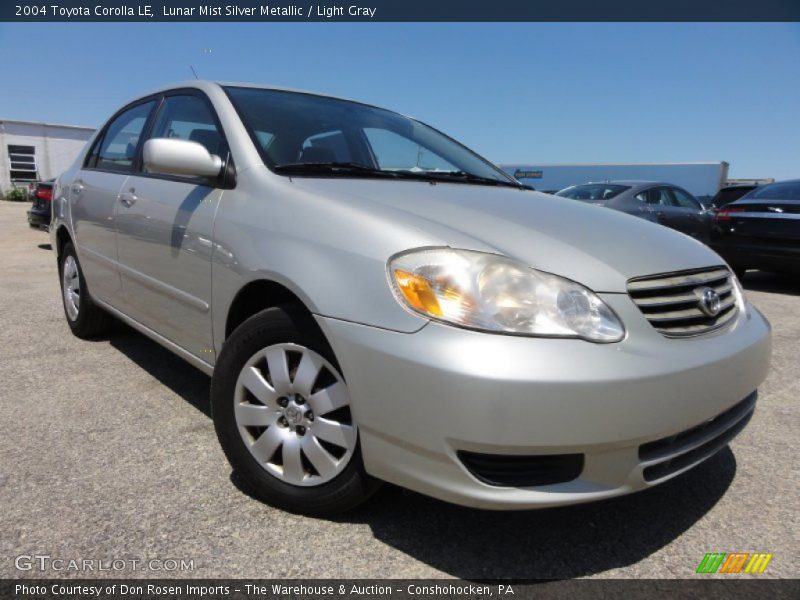 Lunar Mist Silver Metallic / Light Gray 2004 Toyota Corolla LE