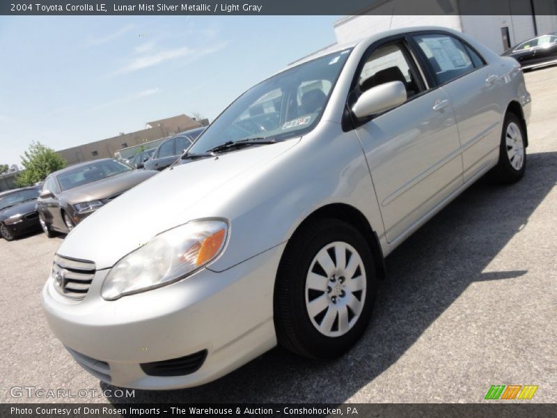 Lunar Mist Silver Metallic / Light Gray 2004 Toyota Corolla LE