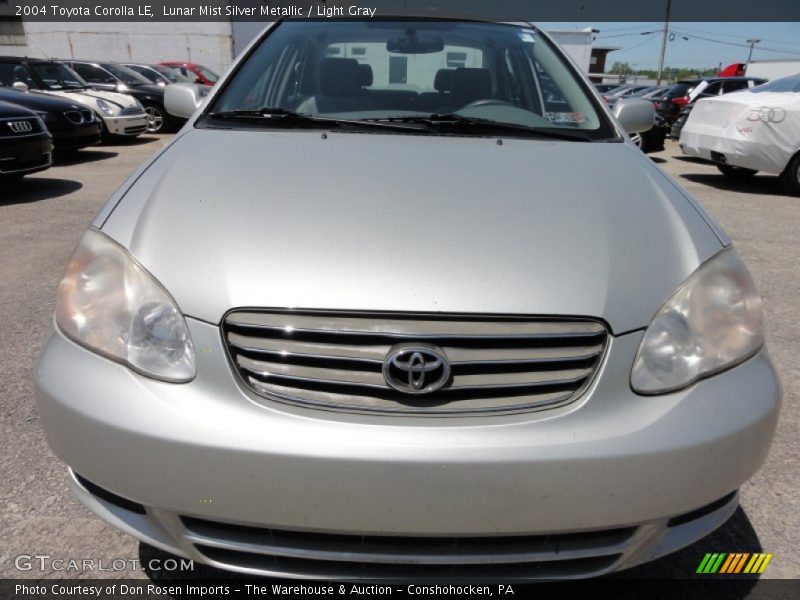 Lunar Mist Silver Metallic / Light Gray 2004 Toyota Corolla LE