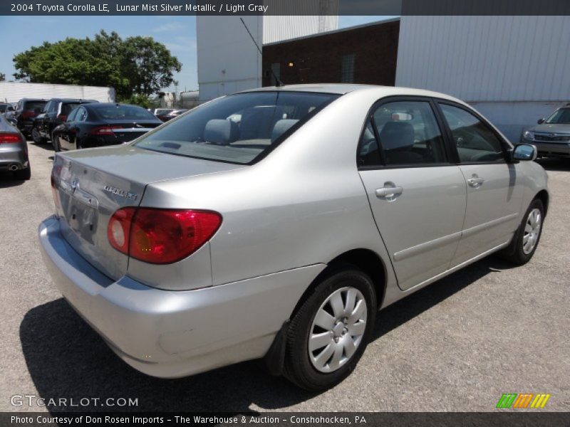 Lunar Mist Silver Metallic / Light Gray 2004 Toyota Corolla LE