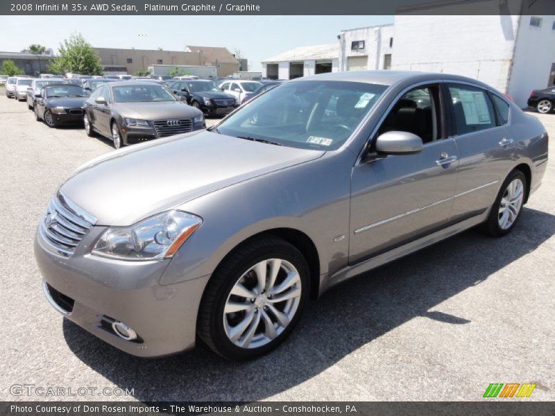 Platinum Graphite / Graphite 2008 Infiniti M 35x AWD Sedan
