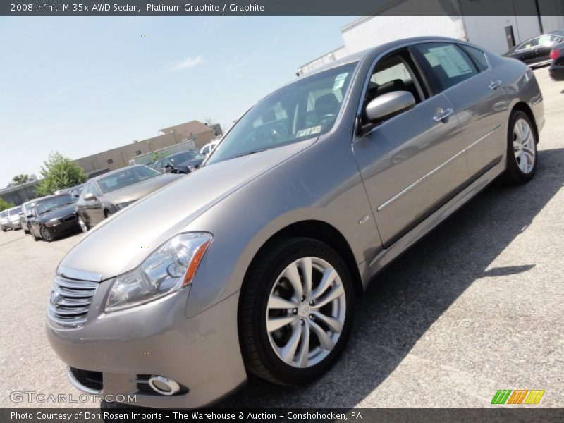 Platinum Graphite / Graphite 2008 Infiniti M 35x AWD Sedan