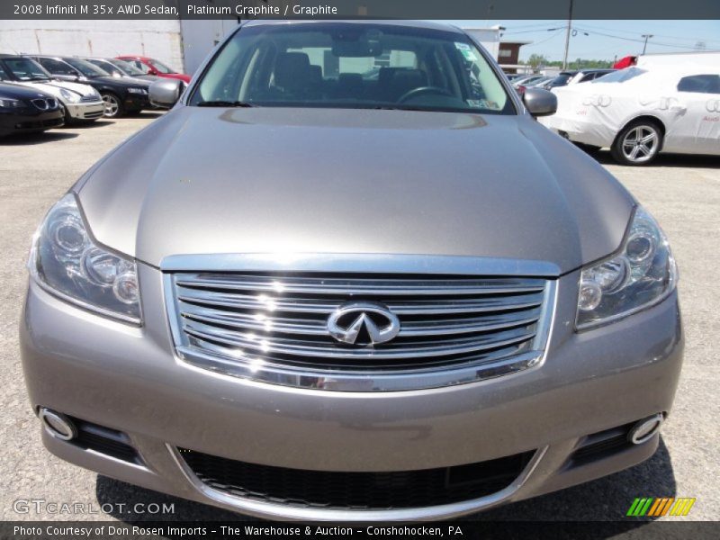 Platinum Graphite / Graphite 2008 Infiniti M 35x AWD Sedan