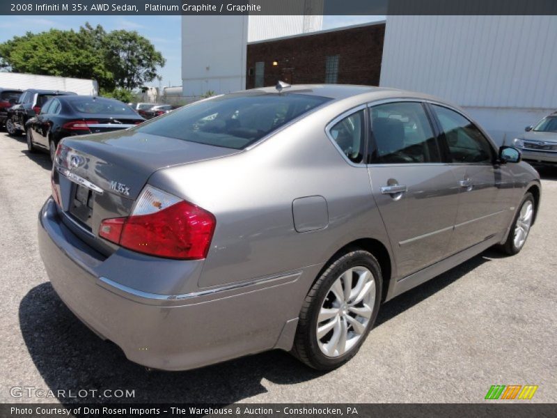 Platinum Graphite / Graphite 2008 Infiniti M 35x AWD Sedan