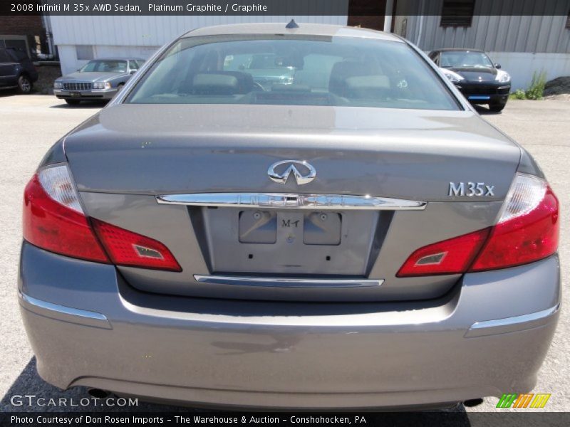 Platinum Graphite / Graphite 2008 Infiniti M 35x AWD Sedan