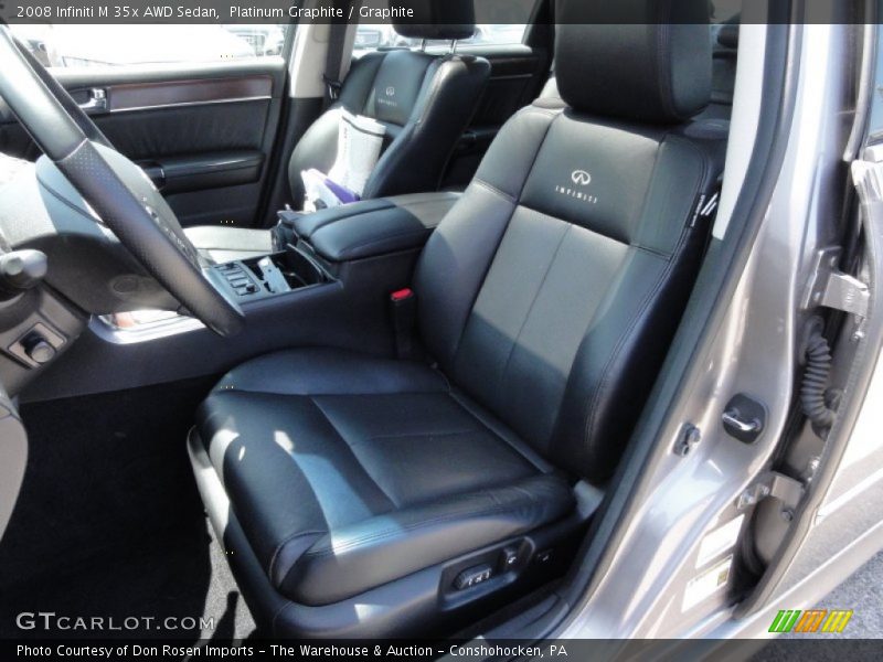 Platinum Graphite / Graphite 2008 Infiniti M 35x AWD Sedan
