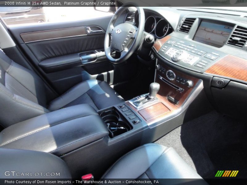 Platinum Graphite / Graphite 2008 Infiniti M 35x AWD Sedan