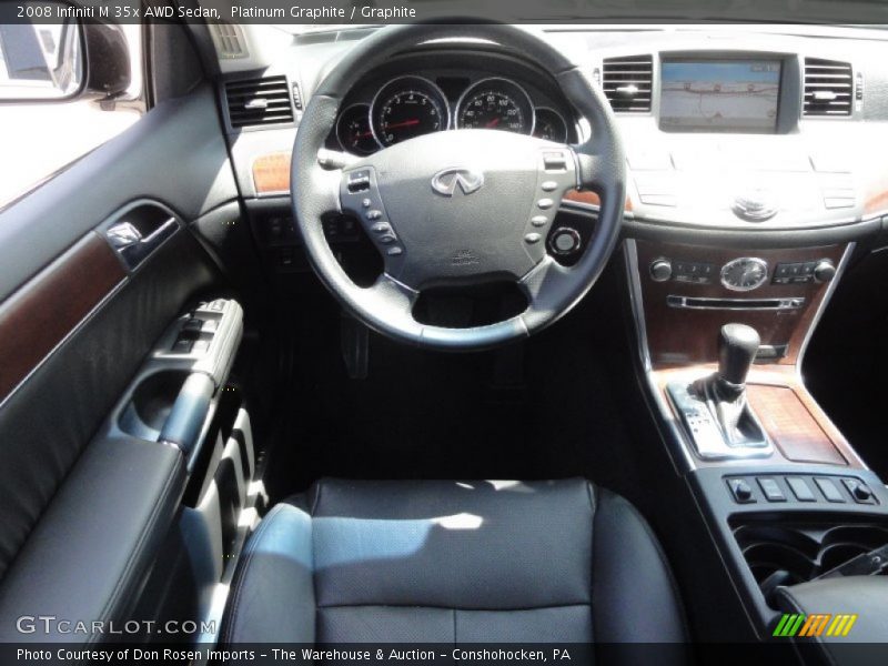 Platinum Graphite / Graphite 2008 Infiniti M 35x AWD Sedan