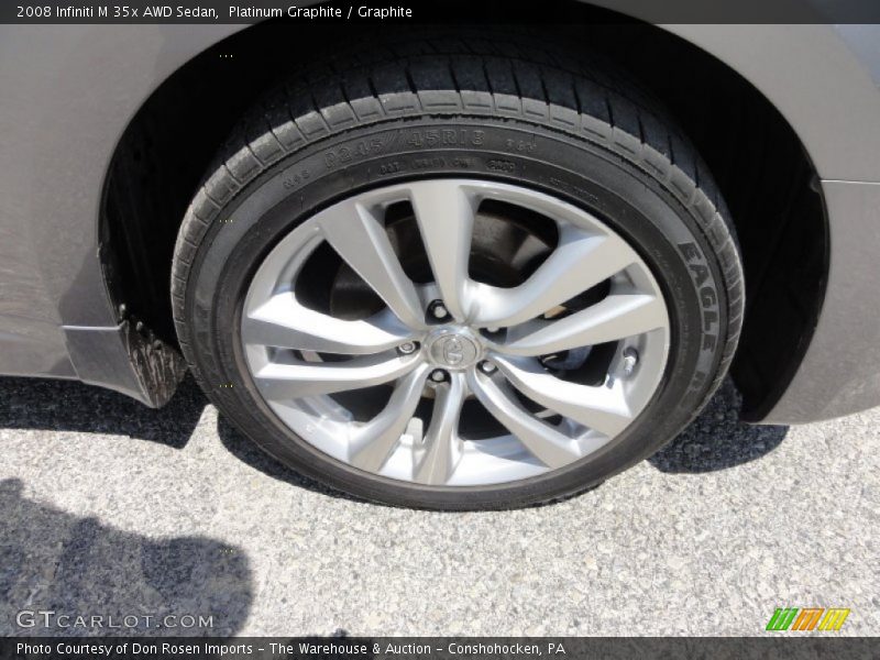 Platinum Graphite / Graphite 2008 Infiniti M 35x AWD Sedan