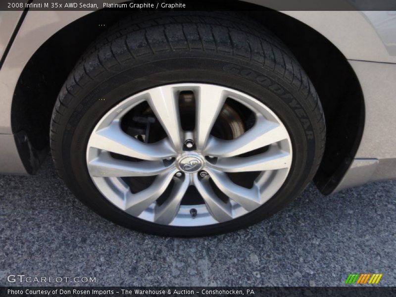 Platinum Graphite / Graphite 2008 Infiniti M 35x AWD Sedan