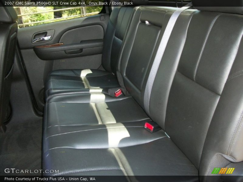 Onyx Black / Ebony Black 2007 GMC Sierra 3500HD SLT Crew Cab 4x4