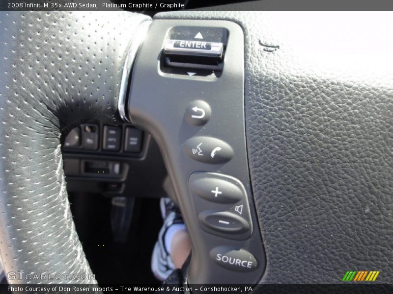 Platinum Graphite / Graphite 2008 Infiniti M 35x AWD Sedan