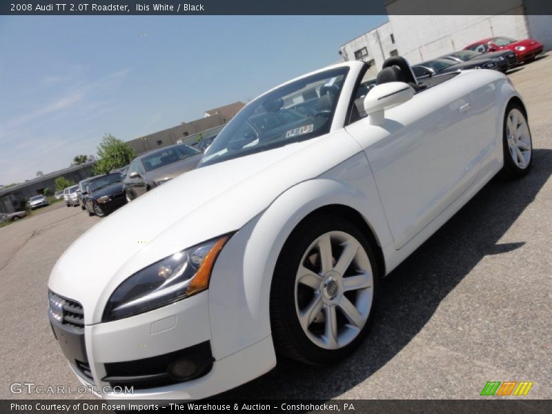 Ibis White / Black 2008 Audi TT 2.0T Roadster