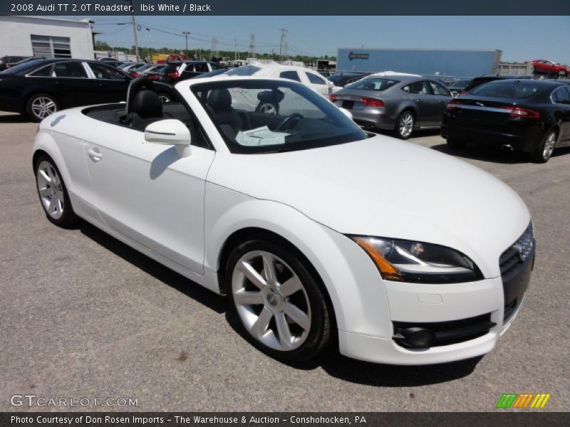 Ibis White / Black 2008 Audi TT 2.0T Roadster