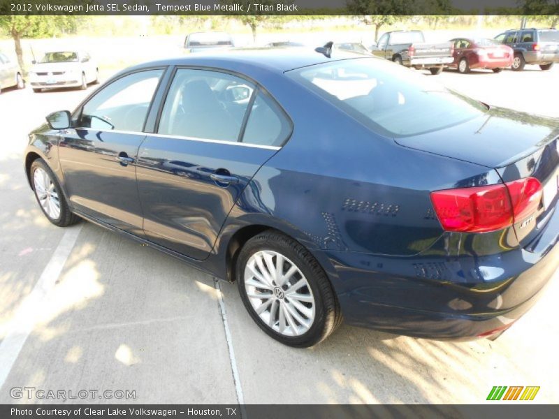 Tempest Blue Metallic / Titan Black 2012 Volkswagen Jetta SEL Sedan