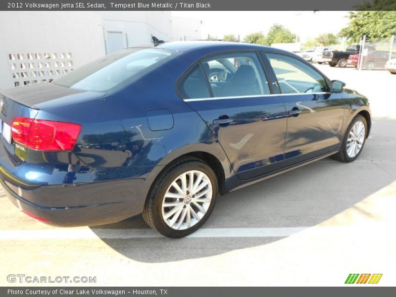 Tempest Blue Metallic / Titan Black 2012 Volkswagen Jetta SEL Sedan