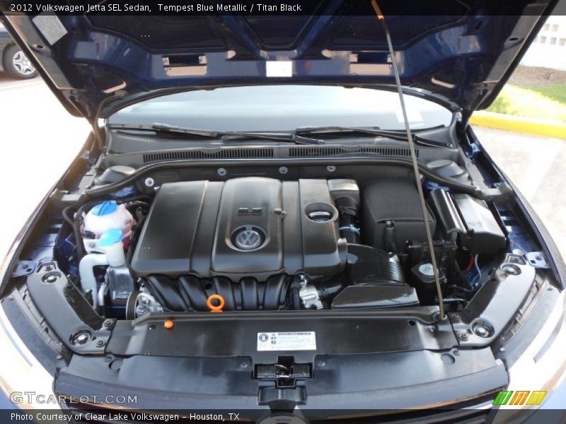 Tempest Blue Metallic / Titan Black 2012 Volkswagen Jetta SEL Sedan