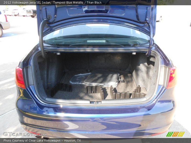 Tempest Blue Metallic / Titan Black 2012 Volkswagen Jetta SEL Sedan