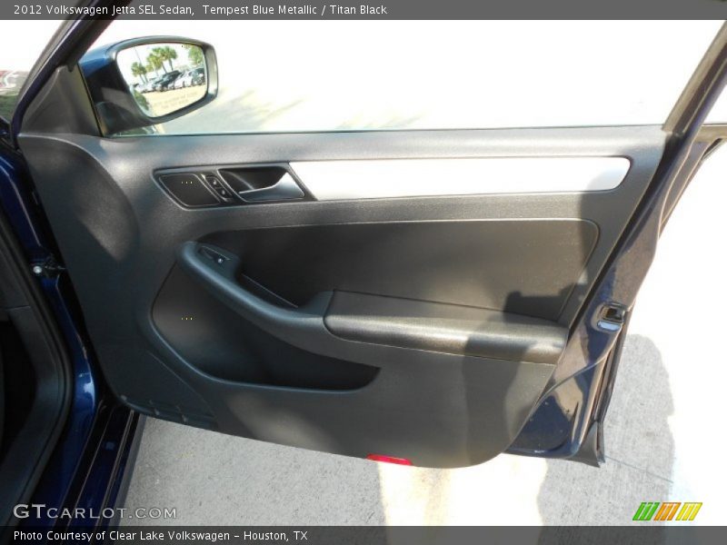 Tempest Blue Metallic / Titan Black 2012 Volkswagen Jetta SEL Sedan